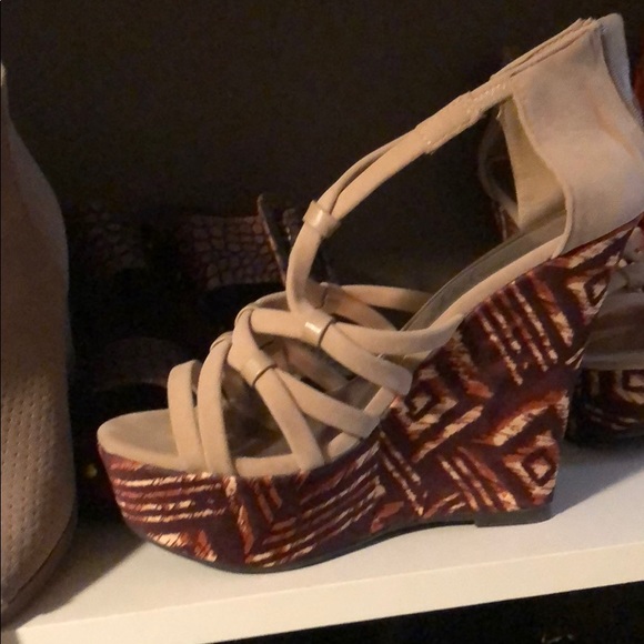 Soft Suede Boho Wedge - Picture 2 of 3